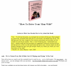 How To Drive Your Man Wild